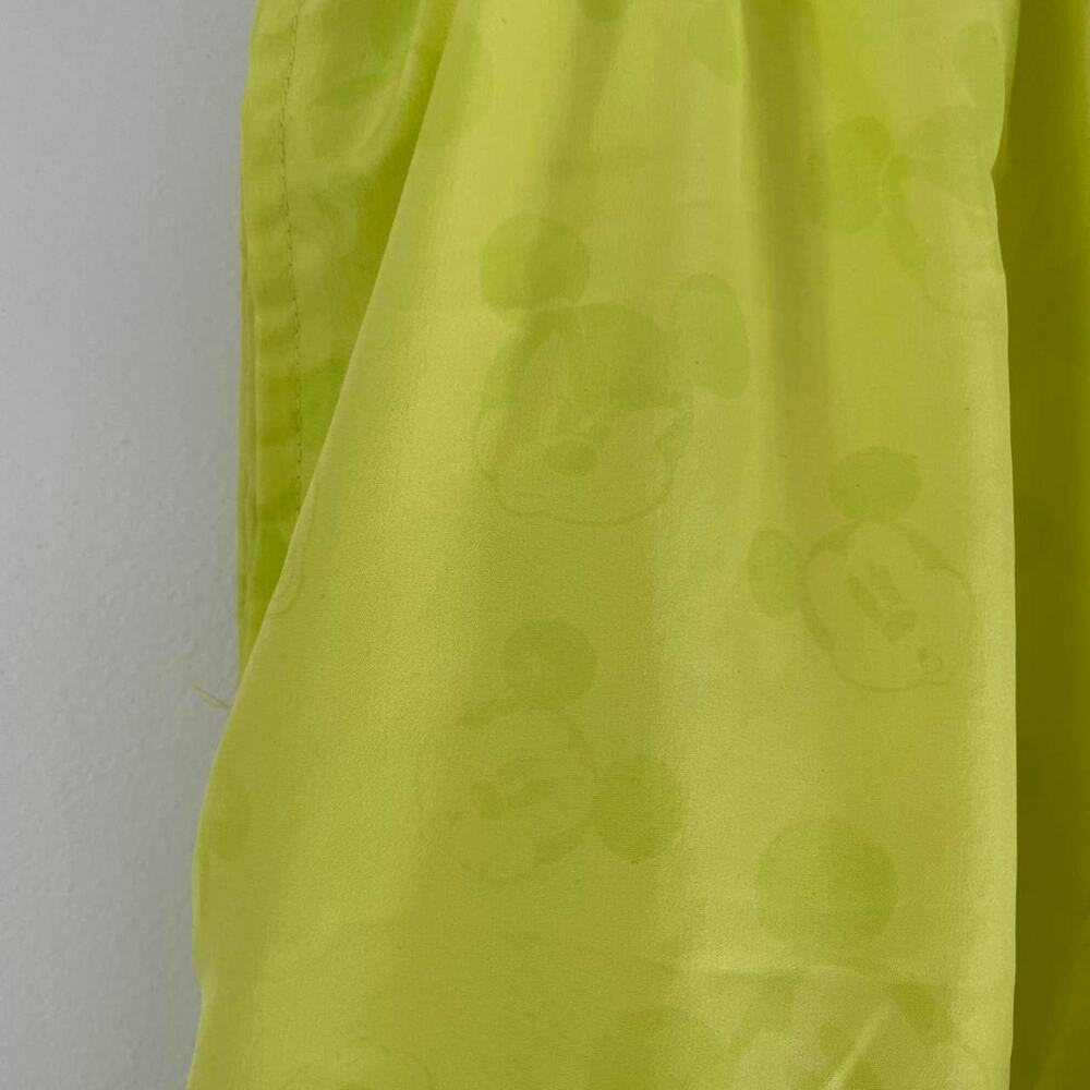 Disney Jogger Track Pant Neon Unisex XS Mickey Subtle Print Retro Y2K Relaxed - Picture 3 of 6